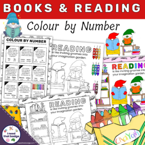 Books Colour by Number