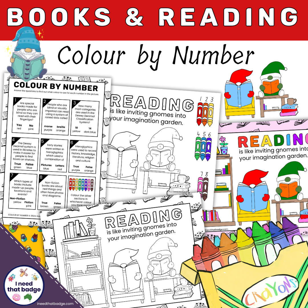 Books Colour By Number Promo