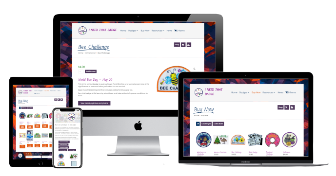 Buy Now Page For I NEED THAT BADGE