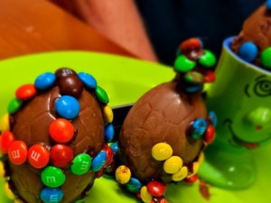 Decorated easter eggs