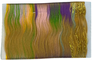 Threads on back of badge