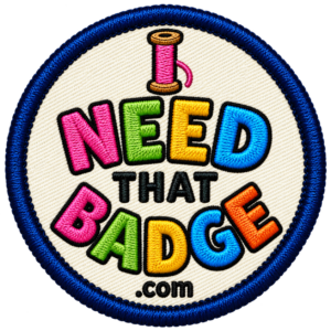 I Need That Badge Logo