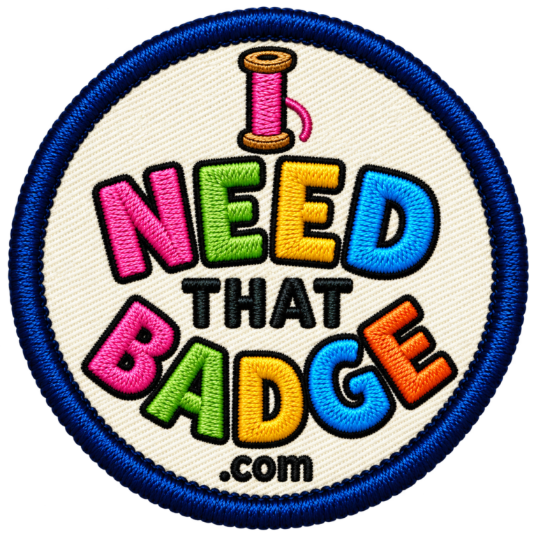 I Need That Badge Logo