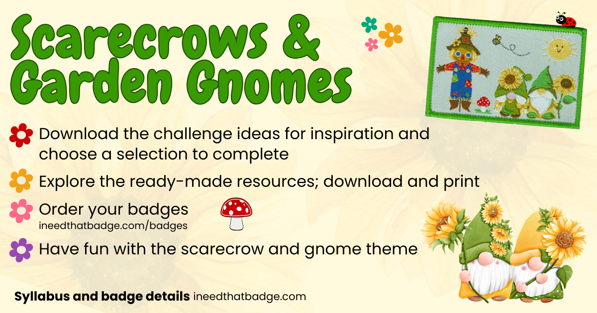 INTB Scarecrows & Garden Gnomes Instructions 2025