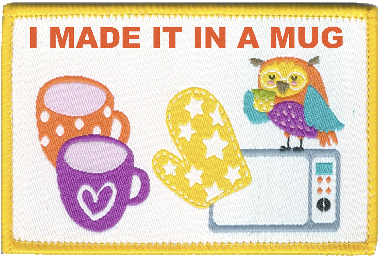 Mug Badge Woven
