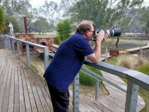 Man taking a photo