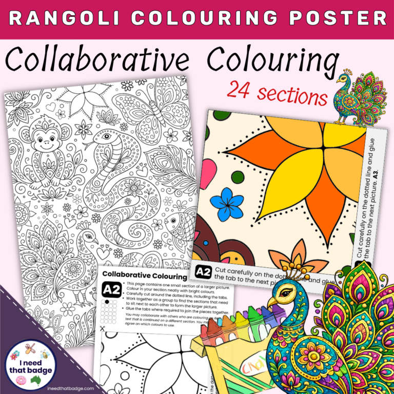Rangoli Collaborative Colouring