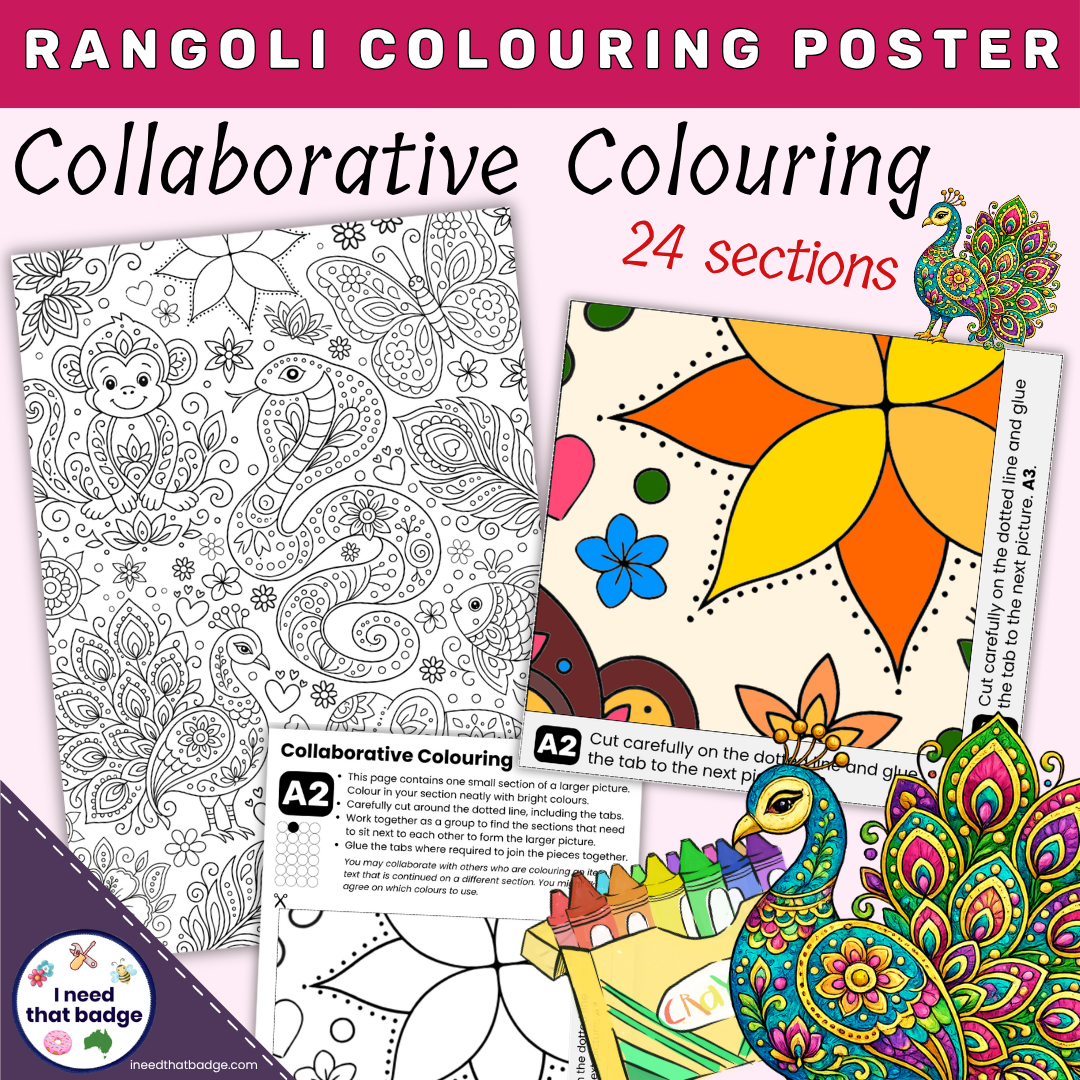 Rangoli Collaborative Colouring