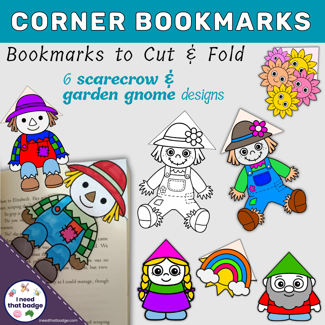 Scarecrow Corner Bookmark Cover INTB