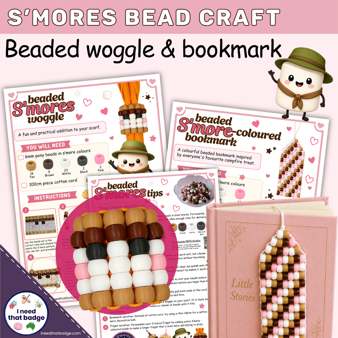 Smores Bead Woggle Craft INTB