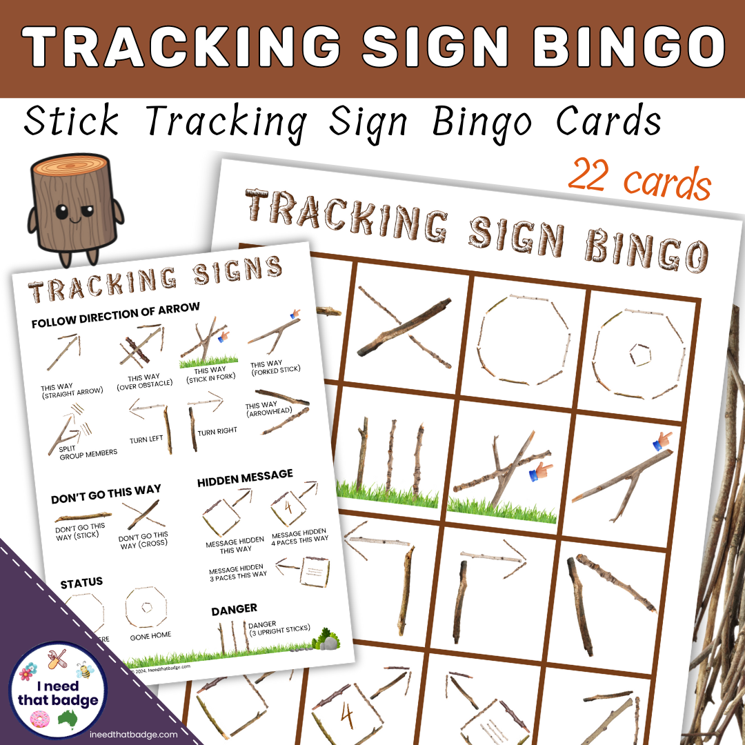 Stick Tracking Sign Bingo Cover INTB