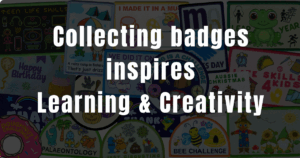 Image of various badge to inspire collecting