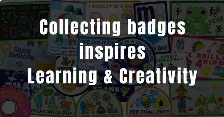 Image of various badge to inspire collecting